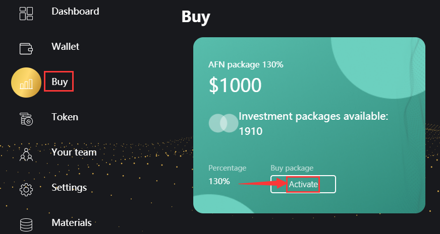 affluence.network daily profit